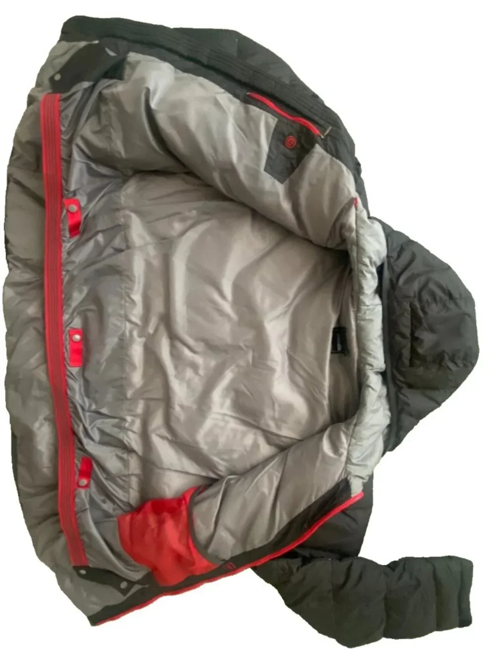 The North Face Chevron Quilted Down Puffer Hoodie Jacket
